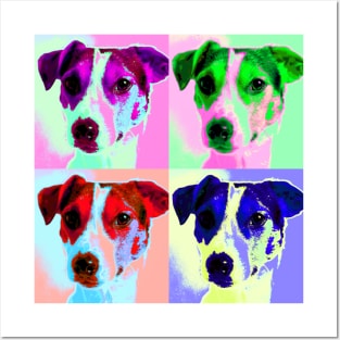 Jack Russell Terrier Pop Art Design Posters and Art